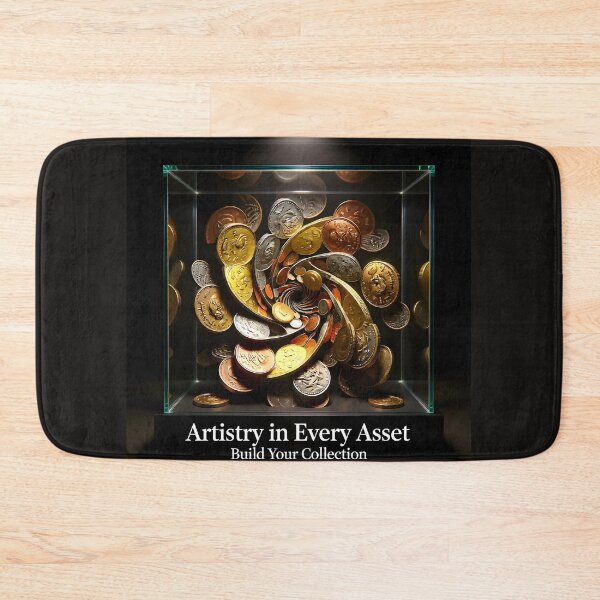 Item preview, Artistry in Every Asset Museum Coin Display: Premium Wealth Portfolio Canvas designed and sold by Creative-RE.