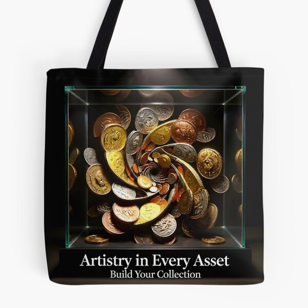 Item preview, Artistry in Every Asset Museum Coin Display: Premium Wealth Portfolio Canvas designed and sold by Creative-RE.