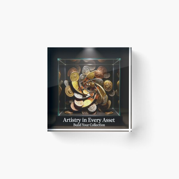 Item preview, Artistry in Every Asset Museum Coin Display: Premium Wealth Portfolio Canvas designed and sold by Creative-RE.
