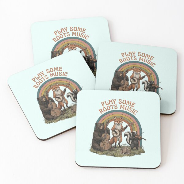 Item preview, Play Some Roots Music Woodland Folk Band designed and sold by creativerooney.