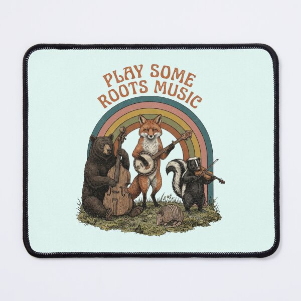Item preview, Play Some Roots Music Woodland Folk Band designed and sold by creativerooney.