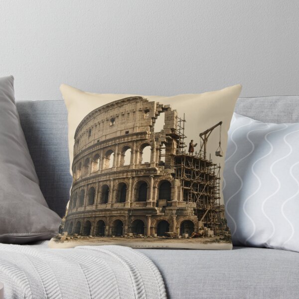 Item preview, Rome 99% Complete | Colosseum Construction Humor designed and sold by MidnightCache.