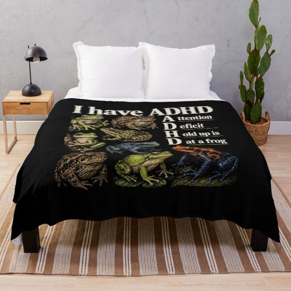 Item preview, I Have ADHD Frog designed and sold by GanusTom.