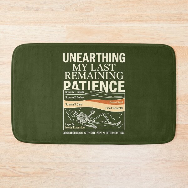 Item preview, Unearthing My Last Remaining Patience Archaeology Shirt | Funny Archaeologist T-Shirt | Geology Humor Tee | Science Gift | Fossil Hunter Apparel designed and sold by EIPTOW.
