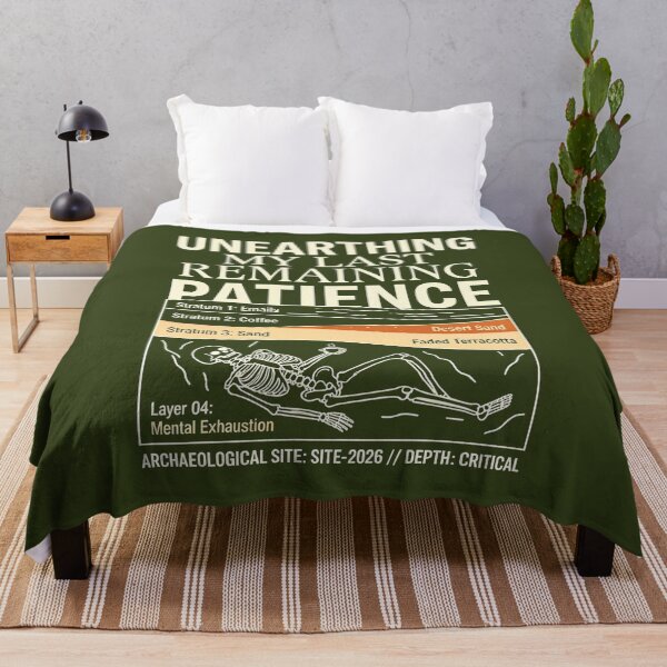 Item preview, Unearthing My Last Remaining Patience Archaeology Shirt | Funny Archaeologist T-Shirt | Geology Humor Tee | Science Gift | Fossil Hunter Apparel designed and sold by EIPTOW.