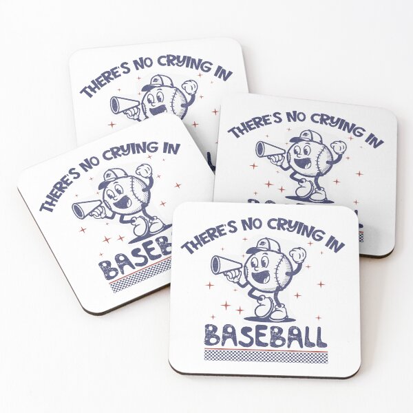 Item preview, Copy of there's no crying in baseball for baseball lovers designed and sold by delllsdesigns.