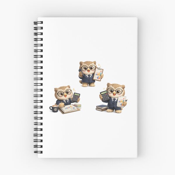Item preview, Data Analyst Owl Mascot Sticker | Cute Smart Owl Kawaii Plush` designed and sold by Chinnibujji.