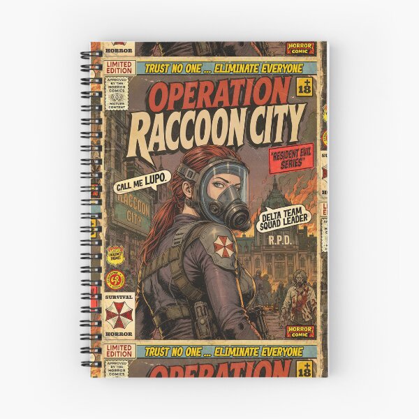 Item preview, Resident Evil Operation Raccoon City Lupo Vintage Retro Comic Cover Art designed and sold by Back2Collage.