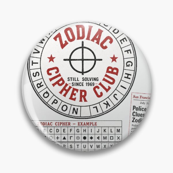 Item preview, Zodiac Cipher Club Still Solving 1969 True Crime Cold Case designed and sold by Amnesia-Proto.