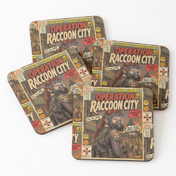 Item preview, Resident Evil Operation Raccoon City Lupo Vintage Retro Comic Cover Art designed and sold by Back2Collage.