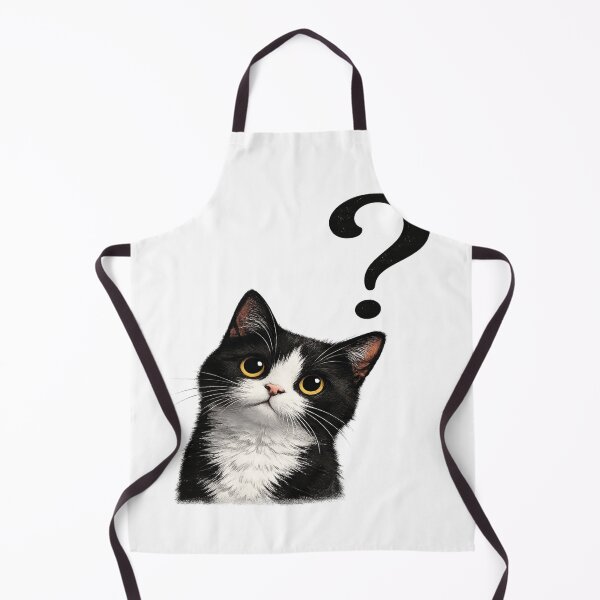 Item preview, Curious Cat? – Cute Question Mark Aesthetic designed and sold by Genzfirevibes.