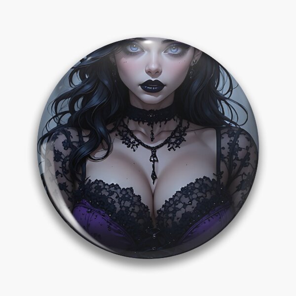 Item preview, Hot Halloween Anime Goth Girl Waifu 302 designed and sold by Your New Fixation.