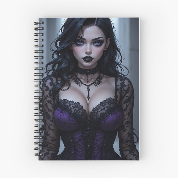Item preview, Hot Halloween Anime Goth Girl Waifu 302 designed and sold by Your New Fixation.