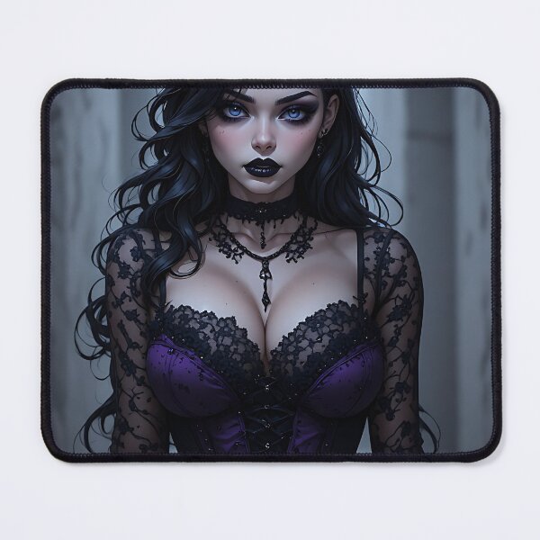 Item preview, Hot Halloween Anime Goth Girl Waifu 302 designed and sold by Your New Fixation.