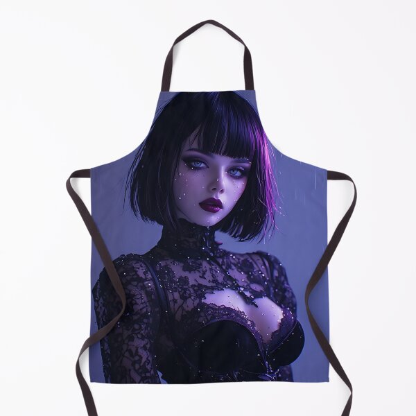 Item preview, Hot Halloween Anime Goth Girl Waifu 301 designed and sold by Your New Fixation.