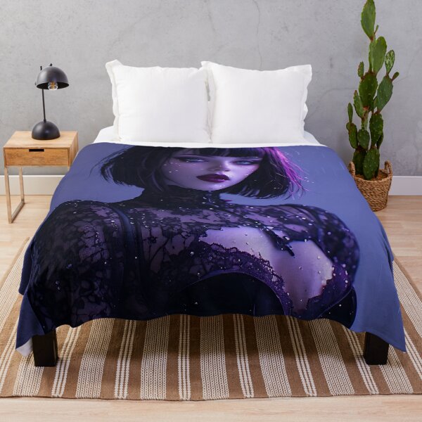 Item preview, Hot Halloween Anime Goth Girl Waifu 301 designed and sold by Your New Fixation.