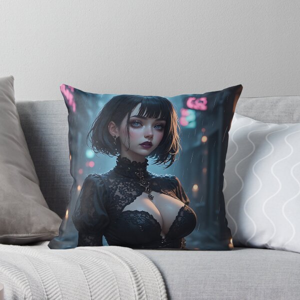Item preview, Hot Halloween Anime Goth Girl Waifu 303 designed and sold by Your New Fixation.