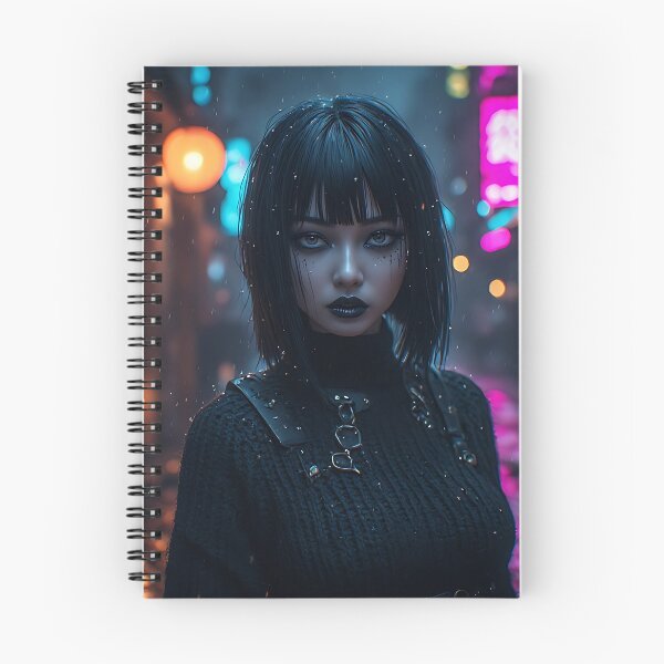Item preview, Hot Halloween Anime Goth Girl Waifu 304 designed and sold by Your New Fixation.