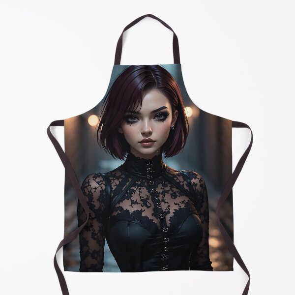 Item preview, Hot Halloween Anime Goth Girl Waifu 305 designed and sold by Your New Fixation.