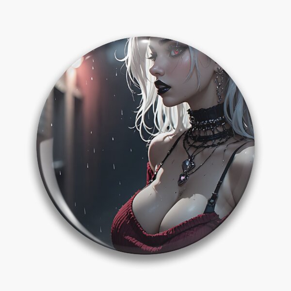 Item preview, Hot Halloween Anime Goth Girl Waifu 306 designed and sold by Your New Fixation.