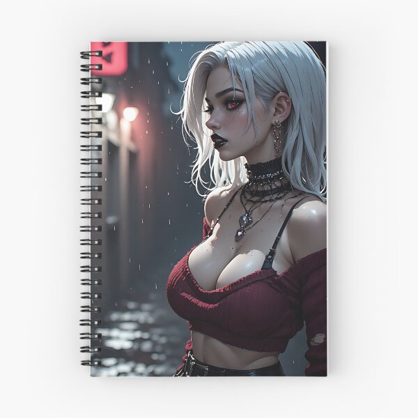 Item preview, Hot Halloween Anime Goth Girl Waifu 306 designed and sold by Your New Fixation.
