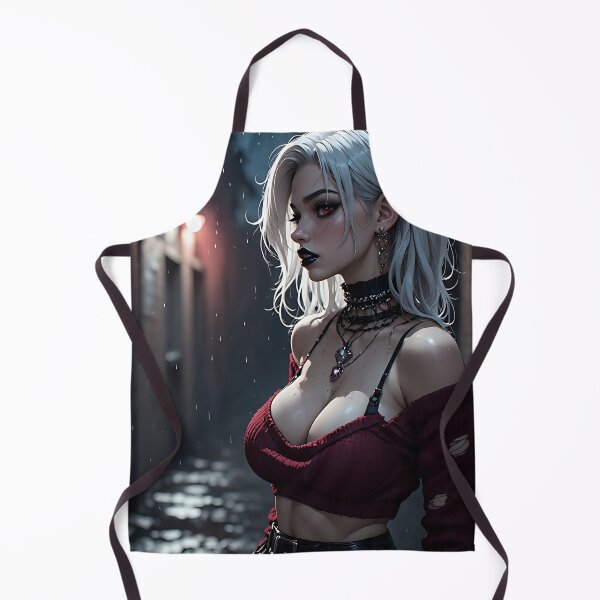 Item preview, Hot Halloween Anime Goth Girl Waifu 306 designed and sold by Your New Fixation.