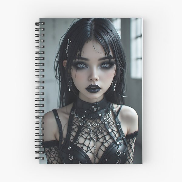 Item preview, Hot Halloween Anime Goth Girl Waifu 307 designed and sold by Your New Fixation.