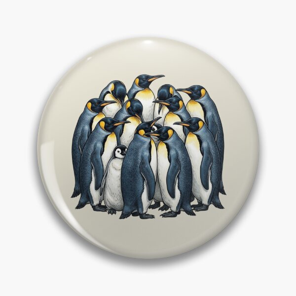 Item preview, Emperor Penguin Group Illustration designed and sold by Theproxmrt.