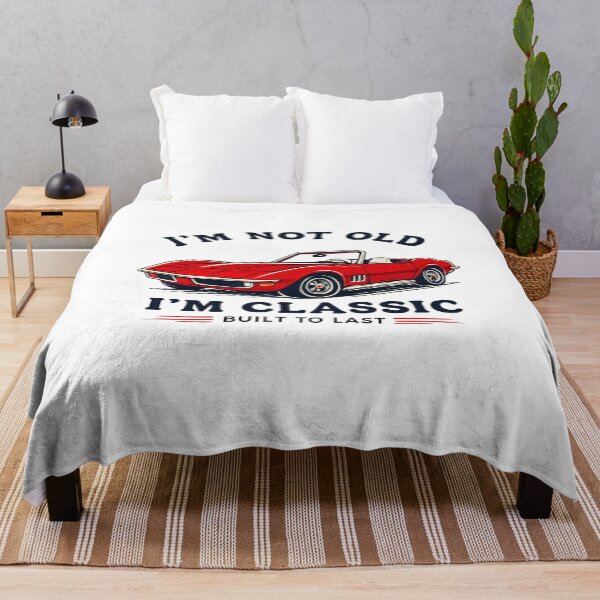 Item preview, I'm Not Old I'm Classic Vintage Red Convertible Car designed and sold by Mich Designs.