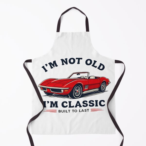 Item preview, I'm Not Old I'm Classic Vintage Red Convertible Car designed and sold by Mich Designs.