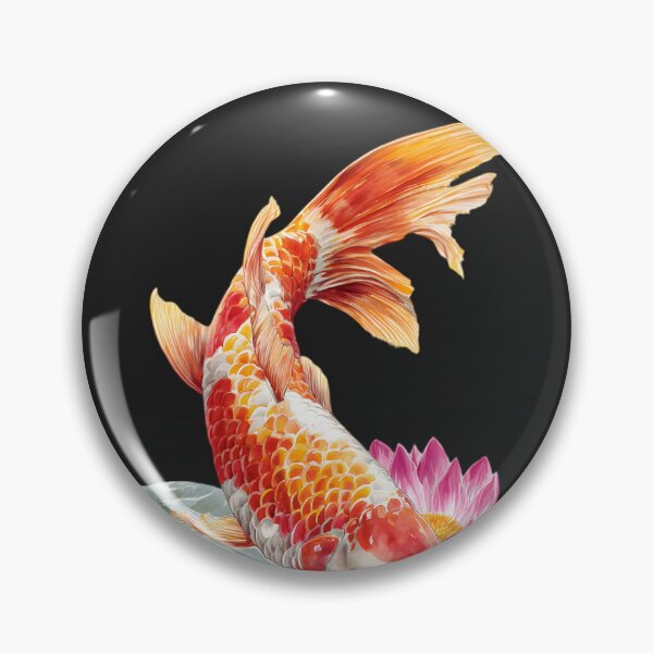Item preview, Persistence Koi Fish Wall Art designed and sold by ChloeDesigns401.