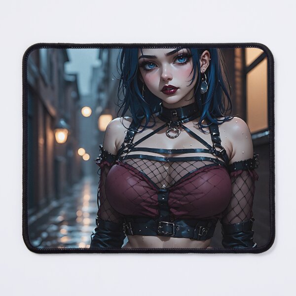 Item preview, Hot Halloween Anime Goth Girl Waifu 308 designed and sold by Your New Fixation.
