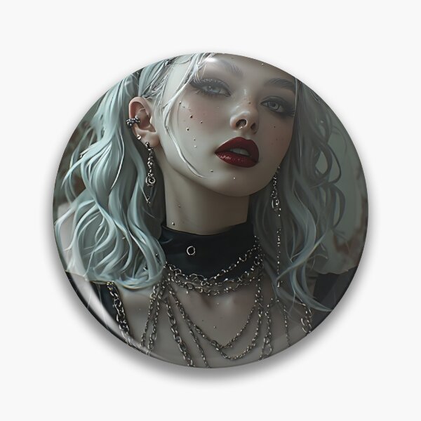 Item preview, Hot Halloween Anime Goth Girl Waifu 309 designed and sold by Your New Fixation.