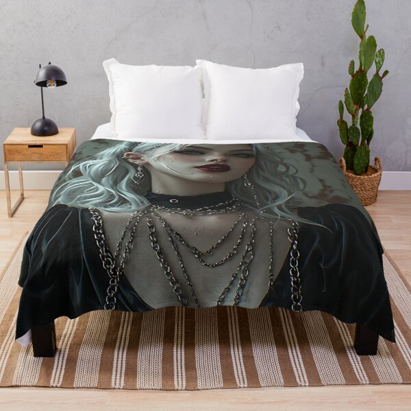 Item preview, Hot Halloween Anime Goth Girl Waifu 309 designed and sold by Your New Fixation.