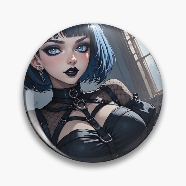 Item preview, Hot Halloween Anime Goth Girl Waifu 310 designed and sold by Your New Fixation.