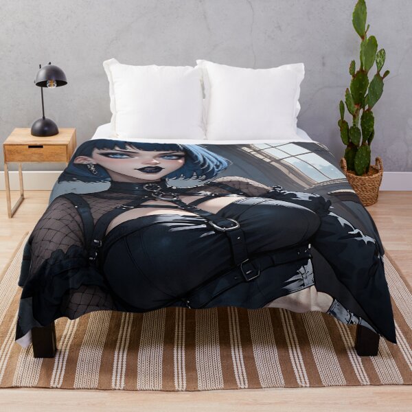 Item preview, Hot Halloween Anime Goth Girl Waifu 310 designed and sold by Your New Fixation.