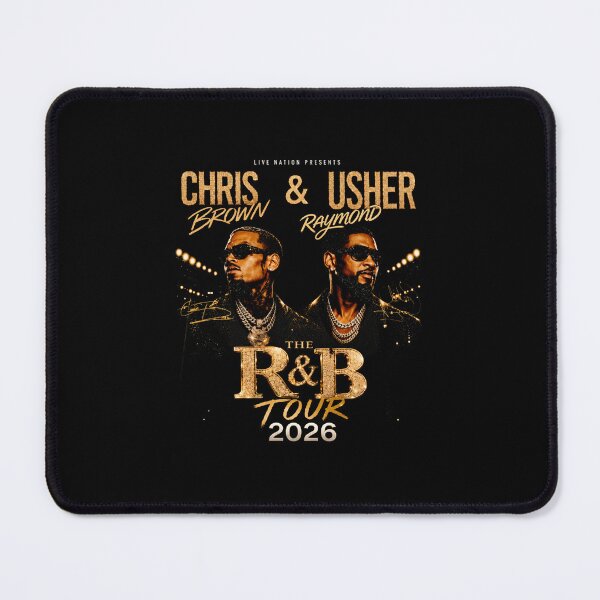 Item preview, Chris Brown and Usher, R and B Tour, Raymond and Brown Tour designed and sold by PoppiNoori.