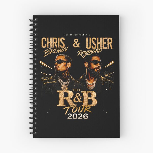 Item preview, Chris Brown and Usher, R and B Tour, Raymond and Brown Tour designed and sold by PoppiNoori.