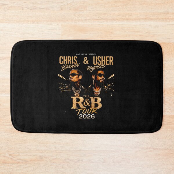 Item preview, Chris Brown and Usher, R and B Tour, Raymond and Brown Tour designed and sold by PoppiNoori.