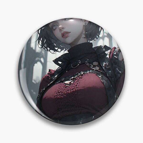 Item preview, Hot Halloween Anime Goth Girl Waifu 312 designed and sold by Your New Fixation.