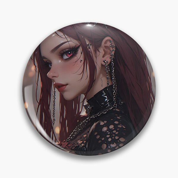 Item preview, Hot Halloween Anime Goth Girl Waifu 314 designed and sold by Your New Fixation.