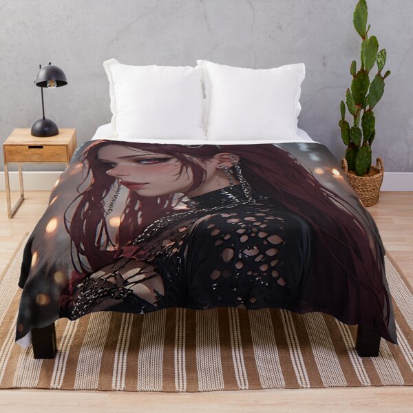 Item preview, Hot Halloween Anime Goth Girl Waifu 314 designed and sold by Your New Fixation.