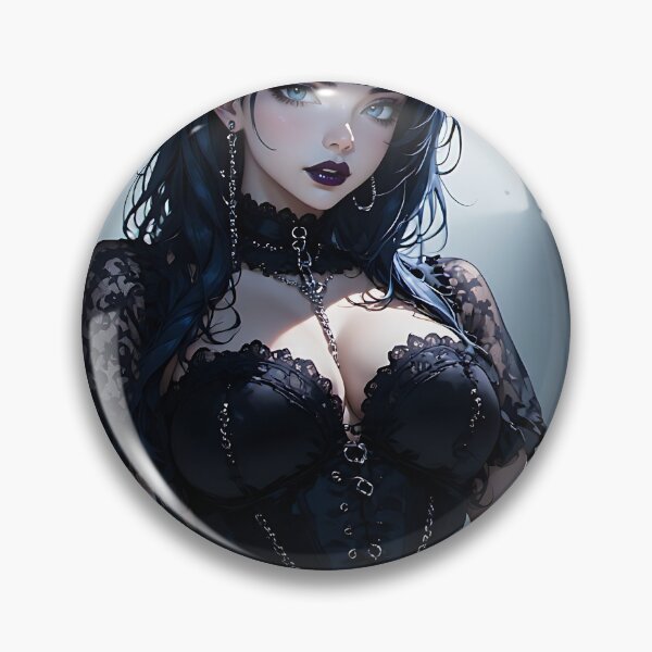 Item preview, Hot Halloween Anime Goth Girl Waifu 315 designed and sold by Your New Fixation.