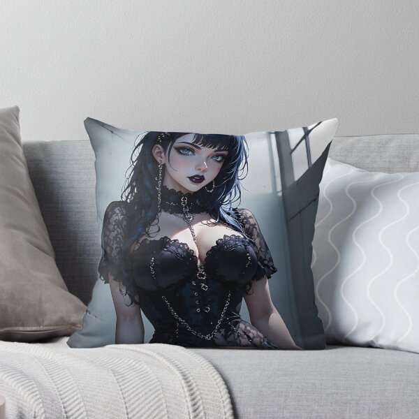 Item preview, Hot Halloween Anime Goth Girl Waifu 315 designed and sold by Your New Fixation.