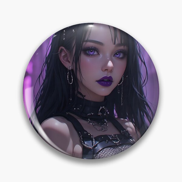 Item preview, Hot Halloween Anime Goth Girl Waifu 317 designed and sold by Your New Fixation.