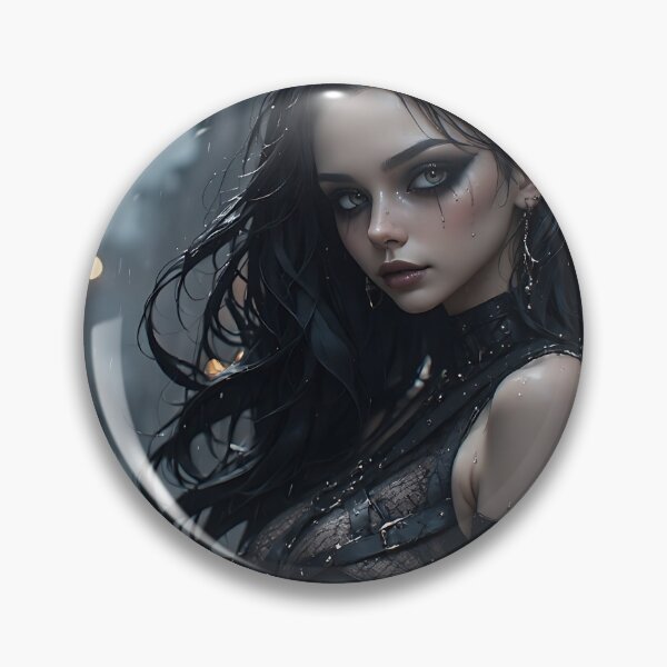 Item preview, Hot Halloween Anime Goth Girl Waifu 318 designed and sold by Your New Fixation.