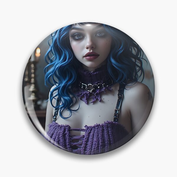 Item preview, Hot Halloween Anime Goth Girl Waifu 319 designed and sold by Your New Fixation.