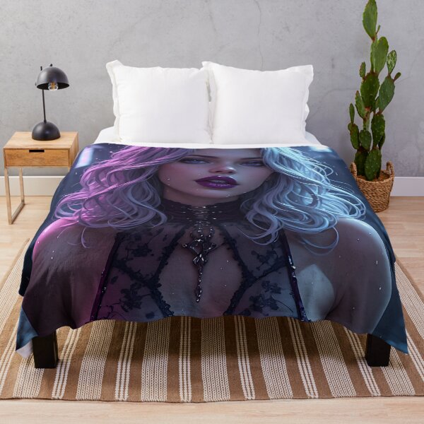 Item preview, Hot Halloween Anime Goth Girl Waifu 320 designed and sold by Your New Fixation.