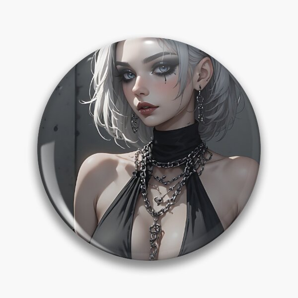 Item preview, Hot Halloween Anime Goth Girl Waifu 321 designed and sold by Your New Fixation.