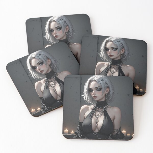 Item preview, Hot Halloween Anime Goth Girl Waifu 321 designed and sold by Your New Fixation.